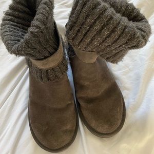 UGGS Grey Knit Uggs